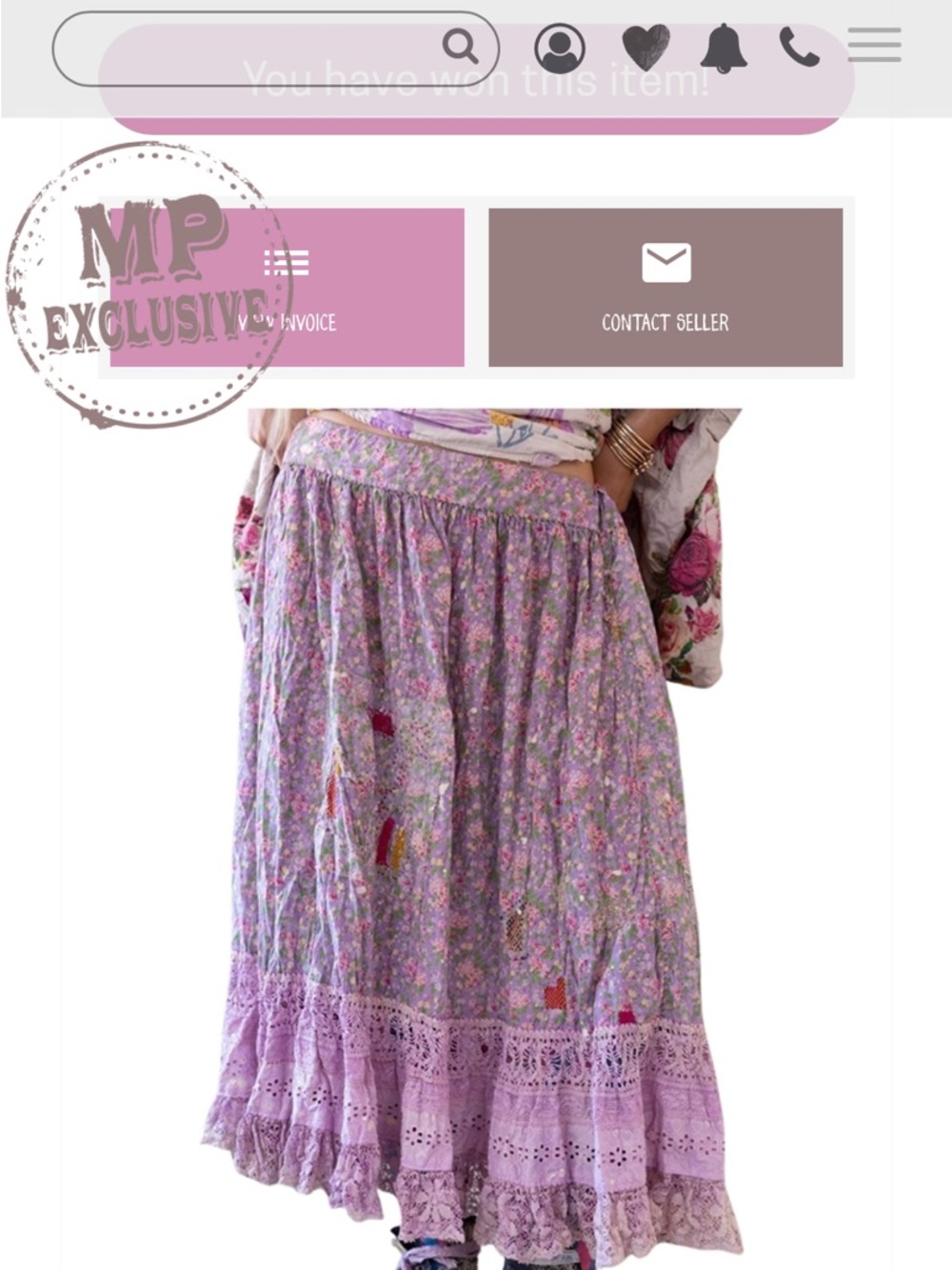 Magnolia Pearl Skirt OOAK